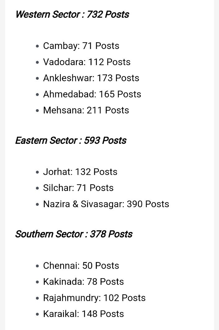 ONGC Recruitment