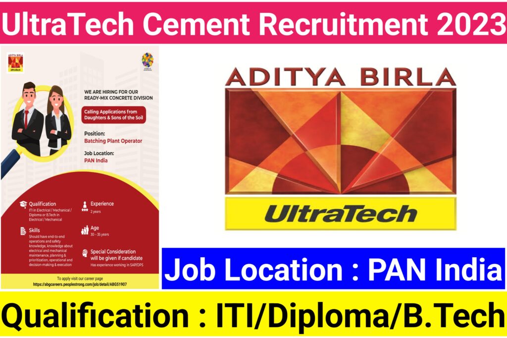UltraTech Cement Recruitment